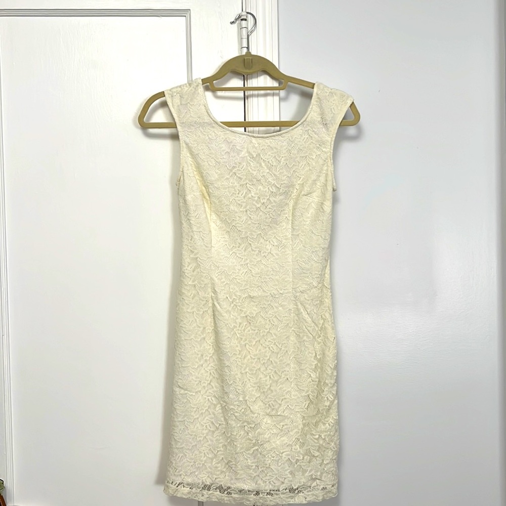 Zara lace sleeveless minidress